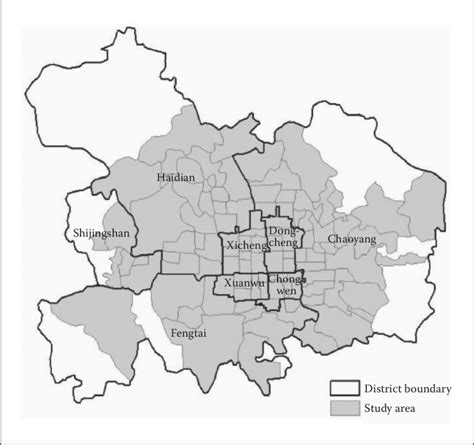 5 Districts and subdistricts in Beijing. | Download Scientific Diagram