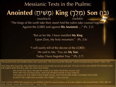 Prayer and Bible Expo: Messianic Texts in the Psalms: Psalm 2 ...