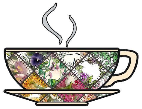 top border clipart tea cup - Google Search | Clip art, Paper crafts ...