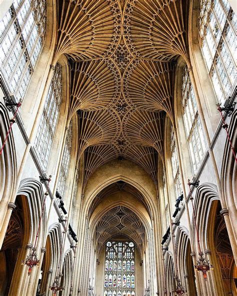 Interior of Bath Abbey. There is just so much detail and design. Incredible craftsmanship ...