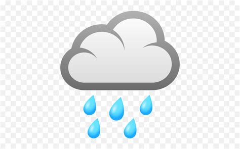 Emoji Cloud With Rain To Copy Paste - Regen Emoji,How To Make Emojis Rain - Free Emoji PNG ...