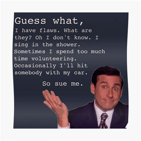 "Michael Scott Quotes" Poster by Claireandrewss | Redbubble