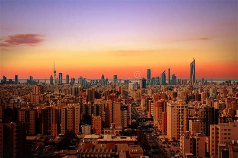 Kuwait City skyline editorial photo. Image of arabic - 29535316