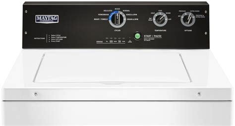 Maytag MAWADREW575 Side-by-Side Washer & Dryer Set with Top Load Washer and Electric Dryer in White