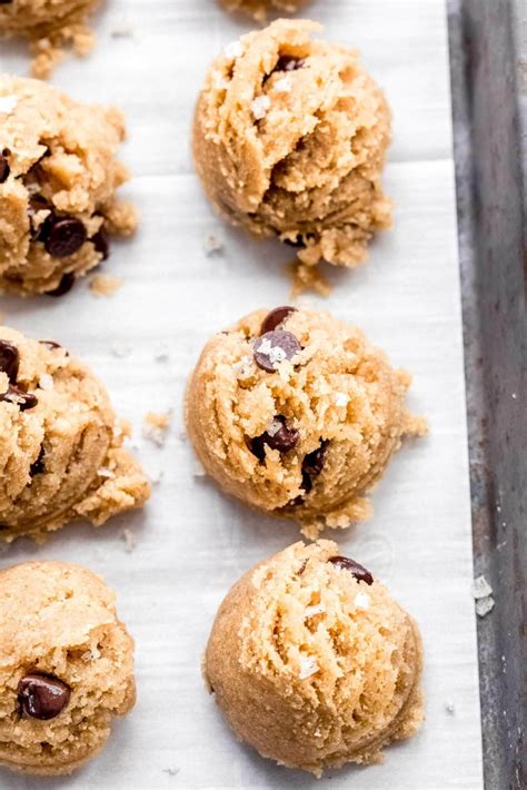 Almond Flour Cookie Dough Bites with Chocolate Chips