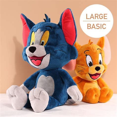 Tom And Jerry Plush Toy Cartoon Movie Cat Tuffy Nibbles Mouse Plushies ...