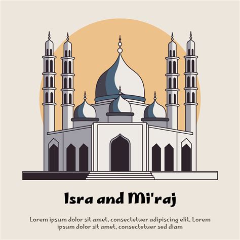 isra and miraj background. 36515675 Vector Art at Vecteezy