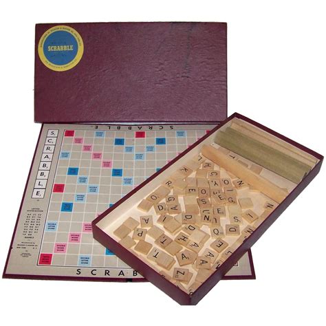 Vintage 1953 Scrabble Board Game in 2021 | Scrabble board game, Scrabble board, Vintage board games