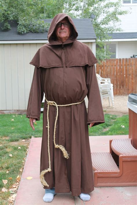 Monk Robe Renaissance Friar Priest Halloween Costume Grim | Etsy