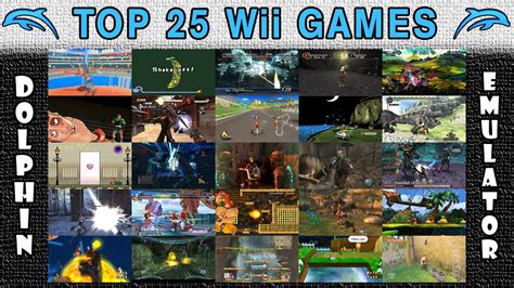 Top 25 Nintendo Wii Games of All Time! Dolphin Emulator [1080p HD] ♍️ ...