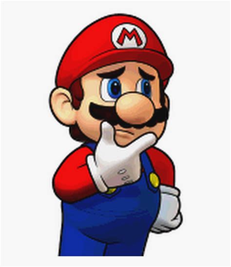 Sad Mario Png - Determined Mario, Transparent Png - kindpng