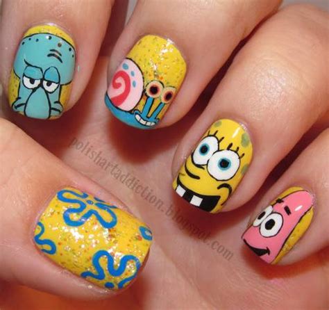 Cartoon Inspired Nail Art Designs To Bring Back Memories.