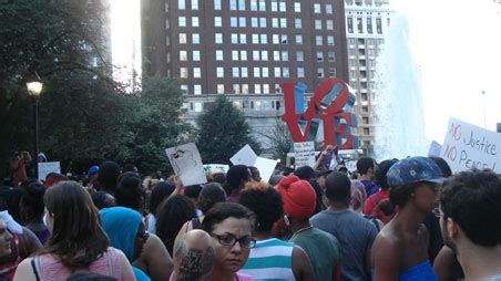 Trayvon Martin Verdict Love Park Protest Photos | The Philly Post