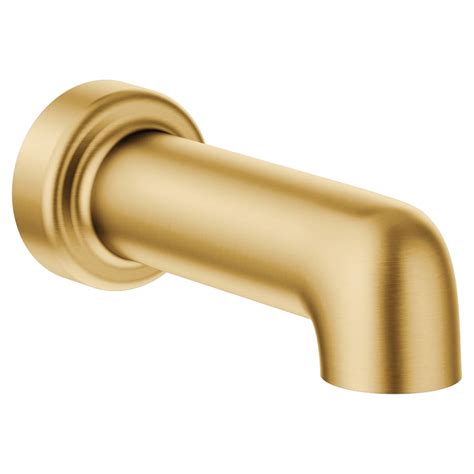 Moen Align Brushed Gold Wall Mount Bathtub Faucet at Lowes.com