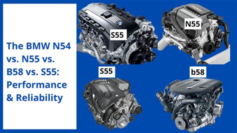 The BMW N54 vs. N55 vs. B58 vs. S55: Performance & Reliability