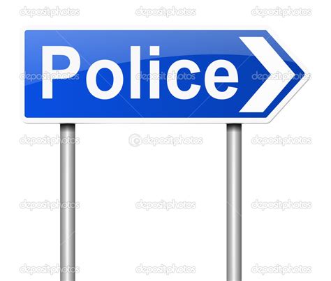 Police sign. — Stock Photo © 72soul #25565431