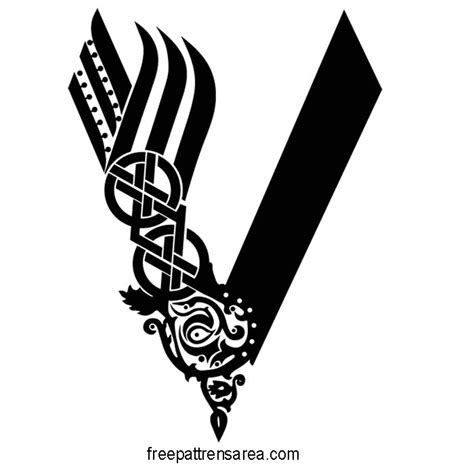 Vikings Serie Logo Symbol Vector | FreePatternsArea | Vikings tattoo ...