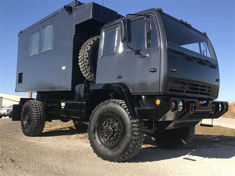 M1079 Stewart & Stevenson 4x4 2 1/2 Ton Camper Truck SOLD - Midwest Military Equipment