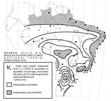 Basic wind speed map proposed by Vallis [7]. | Download Scientific Diagram