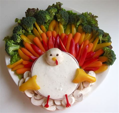 Thanksgiving Turkey Veggie Platter - The Lindsay Ann