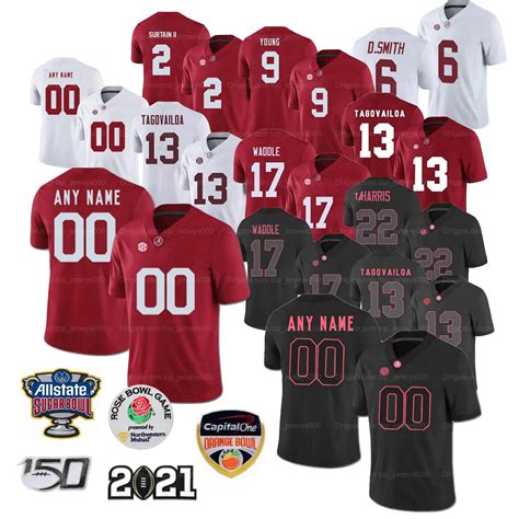 Alabama Crimson Tide Custom College Football Jersey From Doujiang01 ...