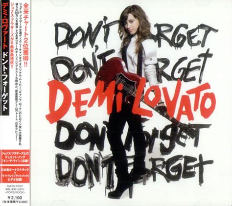 Demi Lovato – Don't Forget (2009, CD) - Discogs