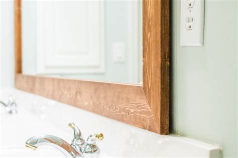 How To Frame A Bathroom Mirror With Wood – Everything Bathroom