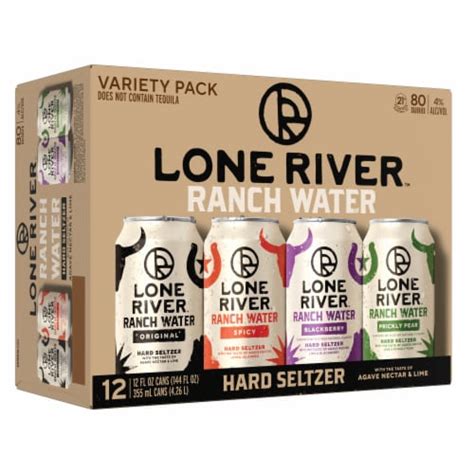 Lone River Ranch Water Hard Seltzer Variety Pack, 12 - 12.0 FL OZ - Kroger