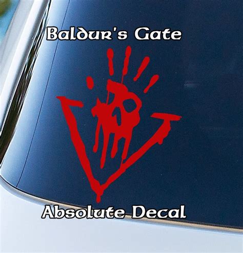 BG3 Absolute Vinyl Decal Fantasy Car Sticker Laptop or - Etsy