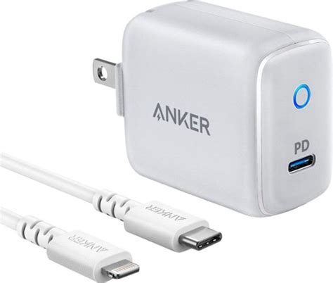 Anker PowerPort USB Type-C Wall Charger White B2019JD1-01 - Best Buy