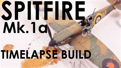 Airfix Spitfire Mk1a Timelapse Build - 1:72 Scale Kit - YouTube