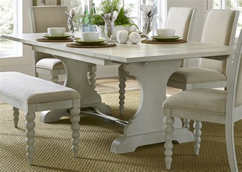 Harbor View III Extendable Trestle Dining Table from Liberty (731-T4294) | Coleman Furniture