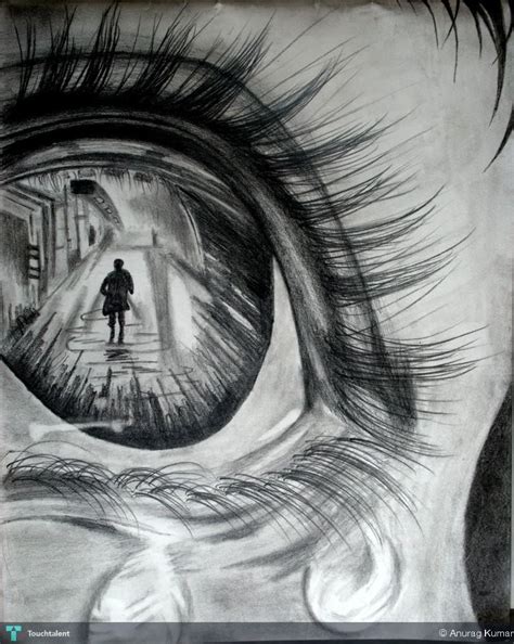 Through her eyes !! | Art drawings sketches creative, Dark art drawings, Art sketches pencil