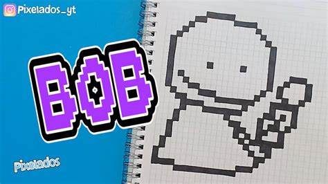 COMO DIBUJAR BOB FNF PIXEL ART - PIXELADOS - YouTube