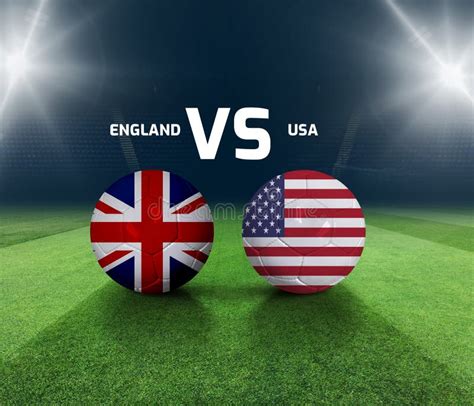 England Vs Usa Stock Illustrations – 70 England Vs Usa Stock ...