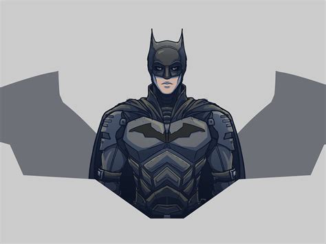 The batman fan art by Moqsh on Dribbble