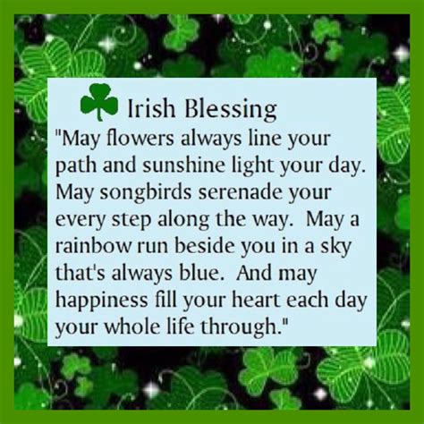 Free Printable Irish Blessings - Printable Word Searches