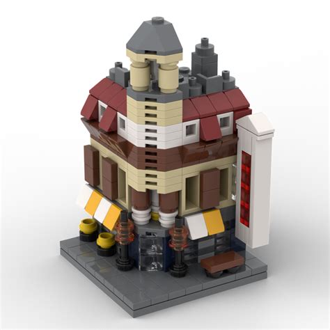 LEGO MOC Lego Mini Modulars: Cafe Corner by noggels | Rebrickable ...