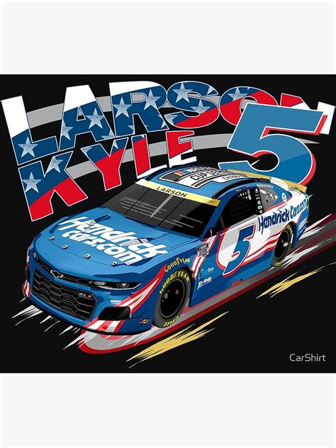 "Kyle Larson #5 Nascar Champion" Poster for Sale by CarShirt | Redbubble