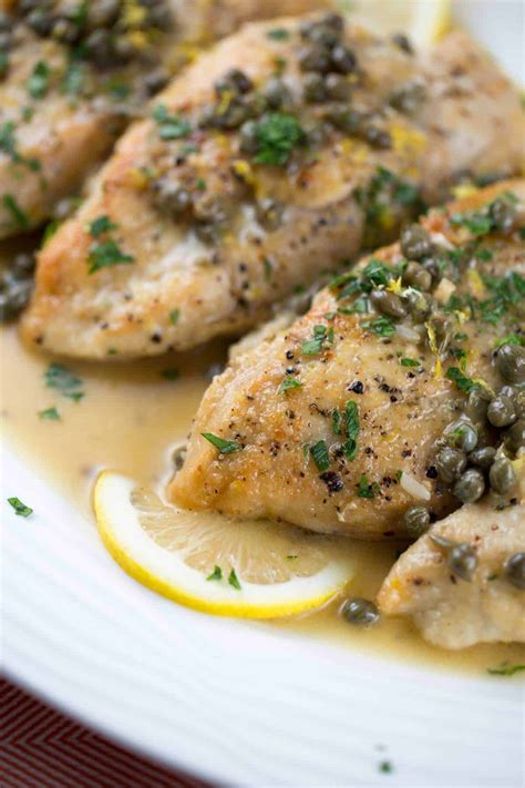 Chicken Piccata with Lemon Caper Sauce - Jessica Gavin