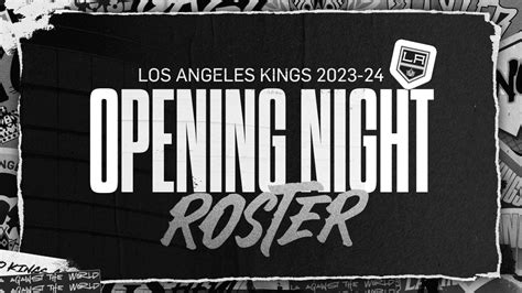 LA Kings Announce 2023 Season Opening Roster | Los Angeles Kings