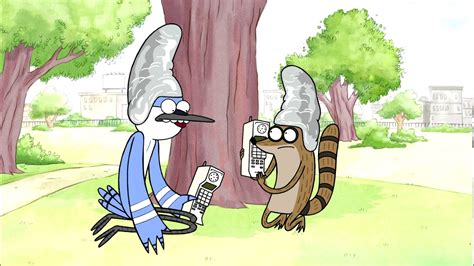 Mordecai Rigby Regular Show Prank Call Trote Png Clipart Art Cartoon ...