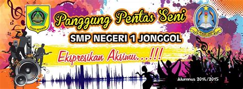 Contoh Desain Banner Pentas Seni Sekolah ~ contoh desain grafis