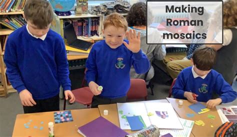 Roman Mosaics – Longnor CE Primary School