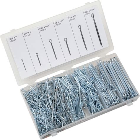 Performance Tool 1000-piece Cotter Pin Assortment-PTL 2402-0