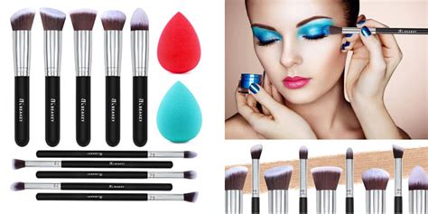 Chollazo Set de 10 Brochas de maquillaje + 2 esponjas Beakey por sólo 7,99€ con cupón descuento ...