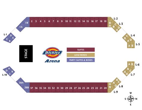 Premium Seating - Dickies Arena