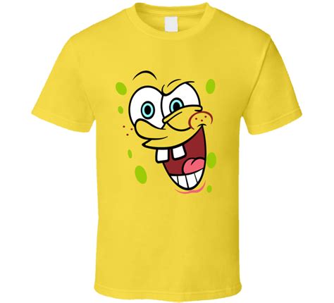 Spongebob Square Pants Evil Laughing Face T Shirt