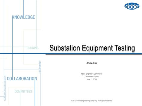 Substation Equipment Testing
