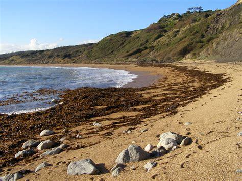 Ringstead Bay Beach a superbly sunny place, in Dorset